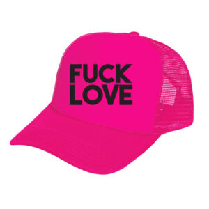 Gorras Neón para Boda, XV años, Graduaciones y Eventos | BodaGorra.com | 143 Fuck love
