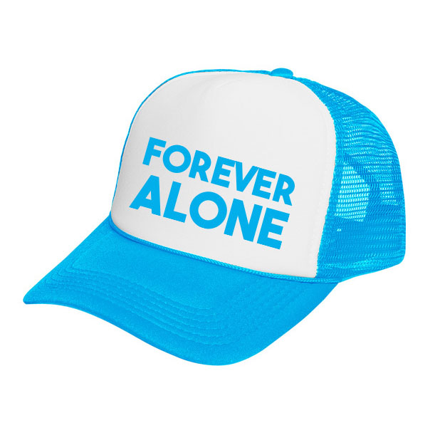 Gorras Neón para Boda, XV años, Graduaciones y Eventos | BodaGorra.com | 146 Forever alone