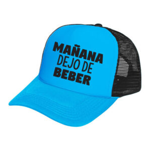 Gorras Neón para Boda, XV años, Graduaciones y Eventos | BodaGorra.com | 147 Mañana dejo de beber